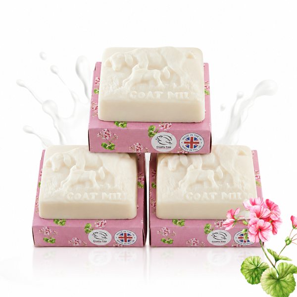Goats of the Gorge Goat's milk soap bar- Geranium