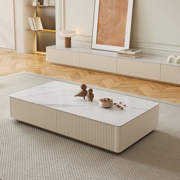 Abigail Rectangle Coffee Table, Sintered Stone-Ritconcept-Rit Concept