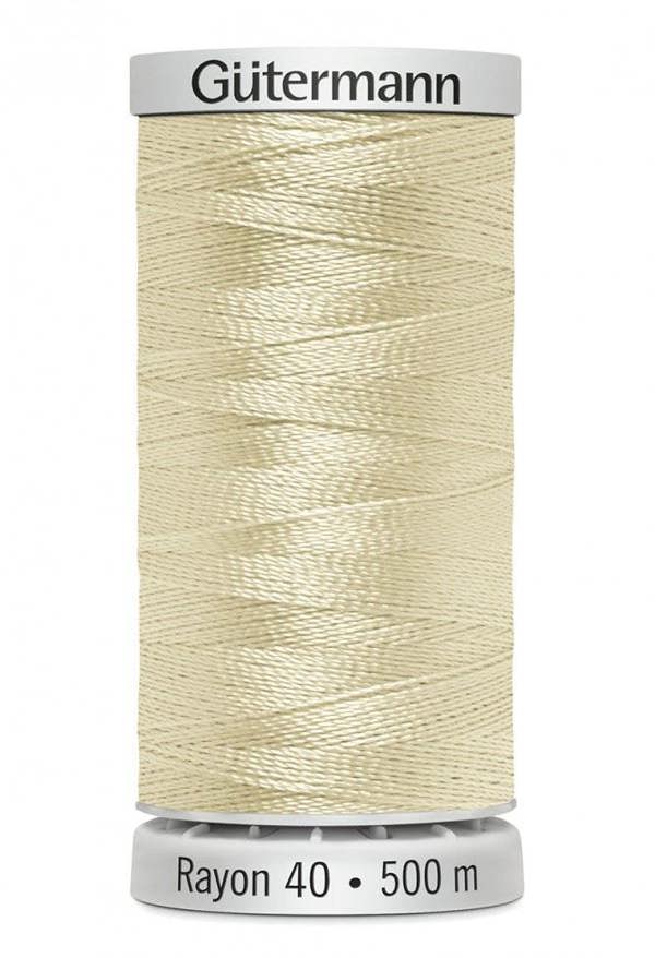 Gutermann No 40 Sulky Rayon Embroidery Thread 500m Rayon Thread Suitable For Embroidery