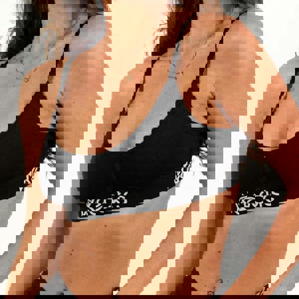 Kecks Black Modal Lounge Bralette