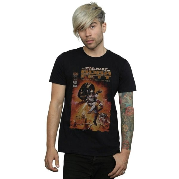 Star Wars Mens Boba Fett Enemy Of The Empire T-Shirt - Black