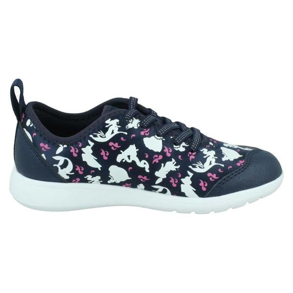 Clarks Girls Clarks Disney Princess Trainers Scape Voyage