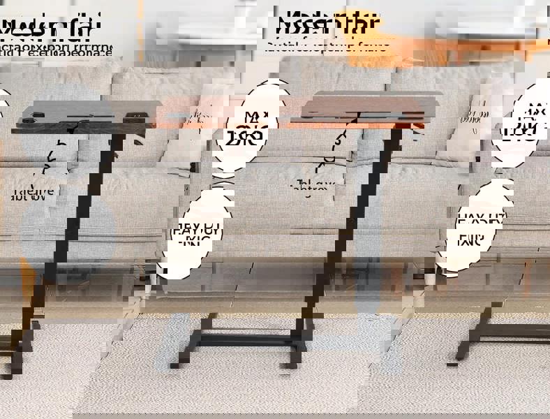 Levede Standing Desk Height Adjustable Stand Folding Laptop Table Shelf Electric USB