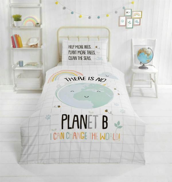 Planet B Multi Double Duvet Cover Set