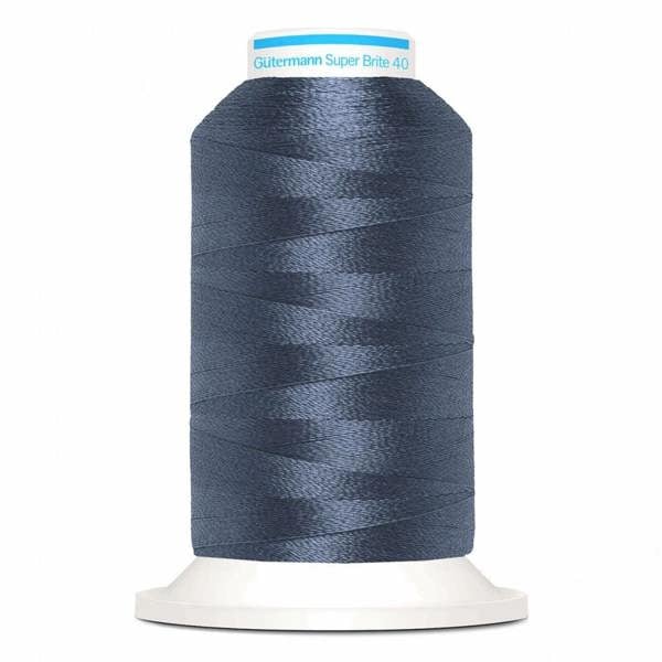 Gutermann Super Brite Polyester 40 Embroidery Thread 1000m Polyester Thread Suitable For Embroidery