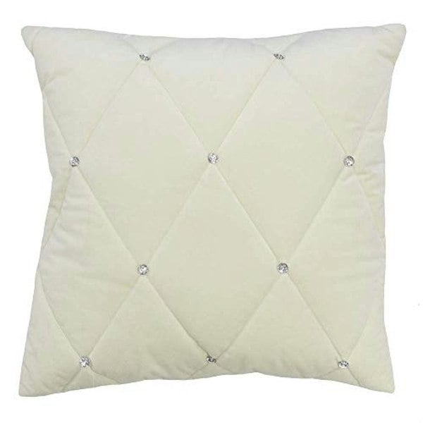 Riva Home Riva Paoletti New Diamante Cushion Cover - Cream