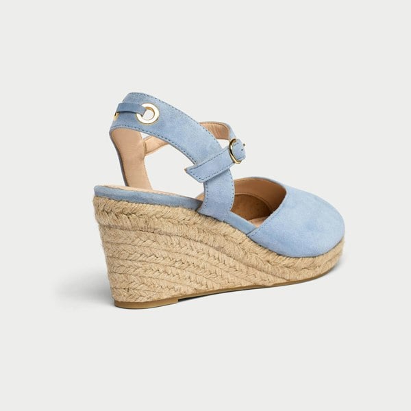 Calla Betsy Shoes - Denim Blue Suede