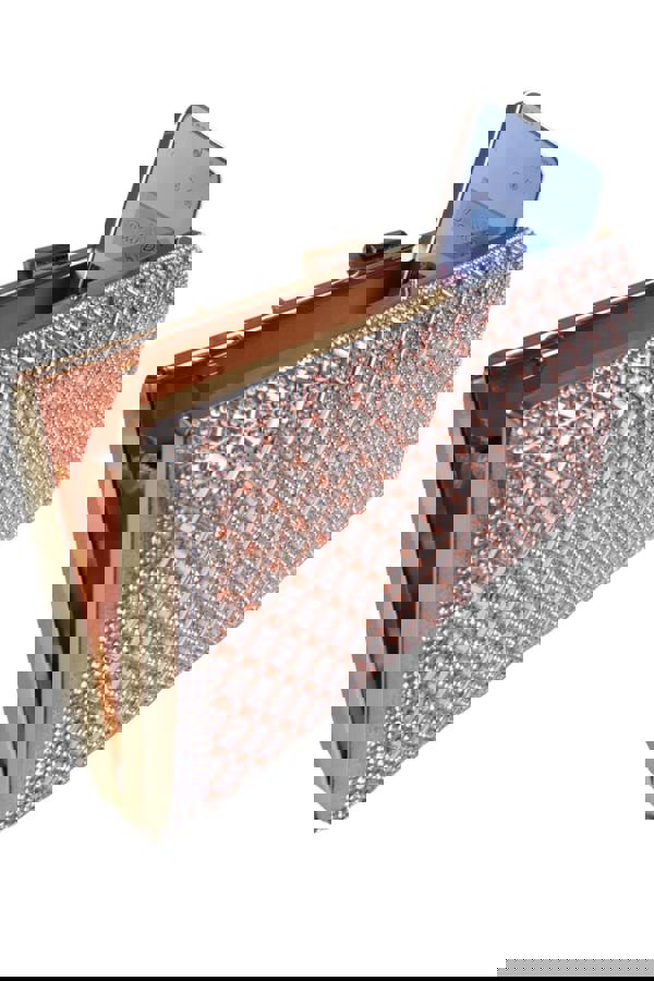 Paulo Due Diamanté Sparkle Clutch Bag