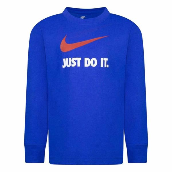 Nike Childrens/Kids Just Do It Swoosh Long-Sleeved T-Shirt - Game Royal - 