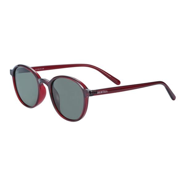Bertha Paris Polarized Sunglasses - Black/Black - BRSBR059C4