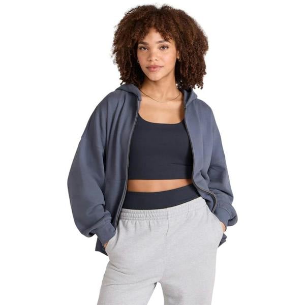 Animal Womens Idol Full Zip Hoodie - Blue