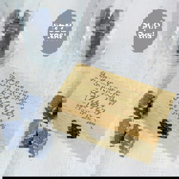 Personalised Memento Company Personalised Time Flies When You're Having Rum Cooling Stones