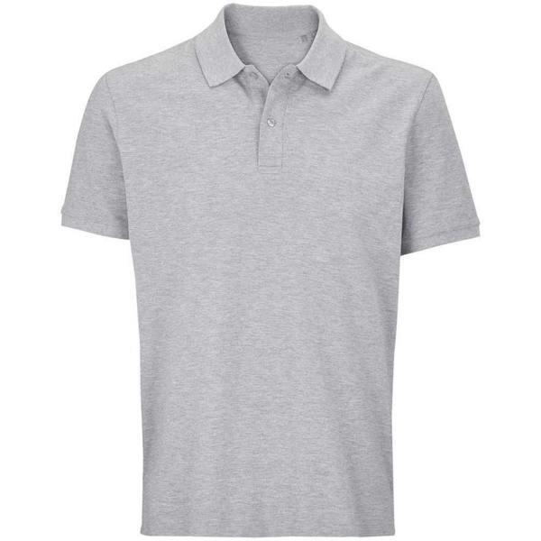 SOLS Unisex Adult Pegase Marl Pique Polo Shirt - Grey Marl