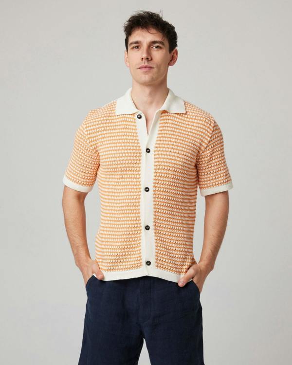 Peregrine  Island Crochet Shirt