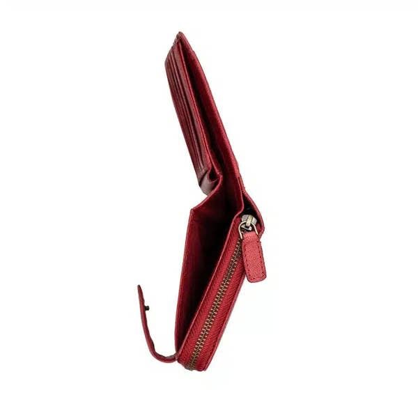 PRIMEHIDE Bifold Leather Purse For Women Arizona
