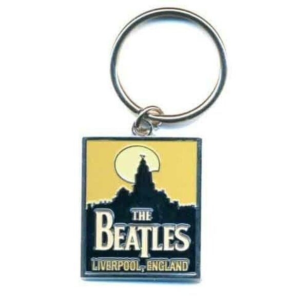 The Beatles Keyring Liverpool Skyline Keychain