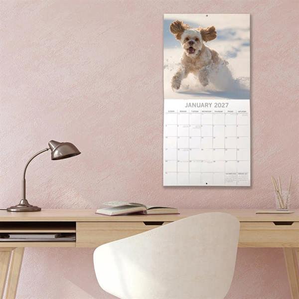 Cockapoos Calendar 2027, Wall Calendars, Month To View, Dogs, Gift