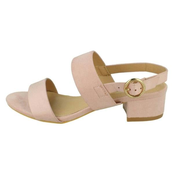 Spot On Ladies Spot On Block Heel Mules F12014