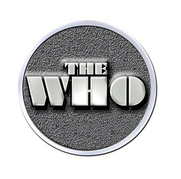 The Who Stencil Pin Badge