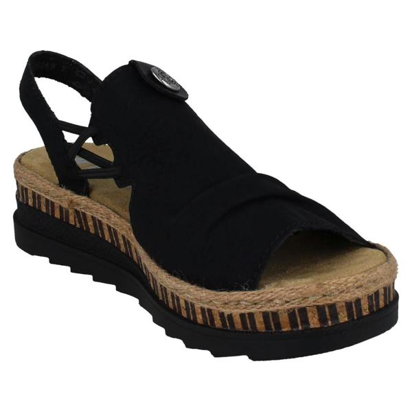 Rieker Ladies Rieker Slingback Wedge Sandals V7972