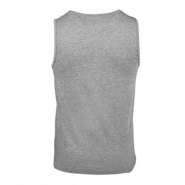 SOLS Mens Justin Sleeveless Tank / Vest Top - Grey Marl