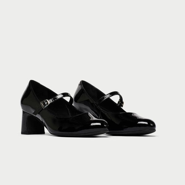 Calla Helena Shoes - Black Patent Leather