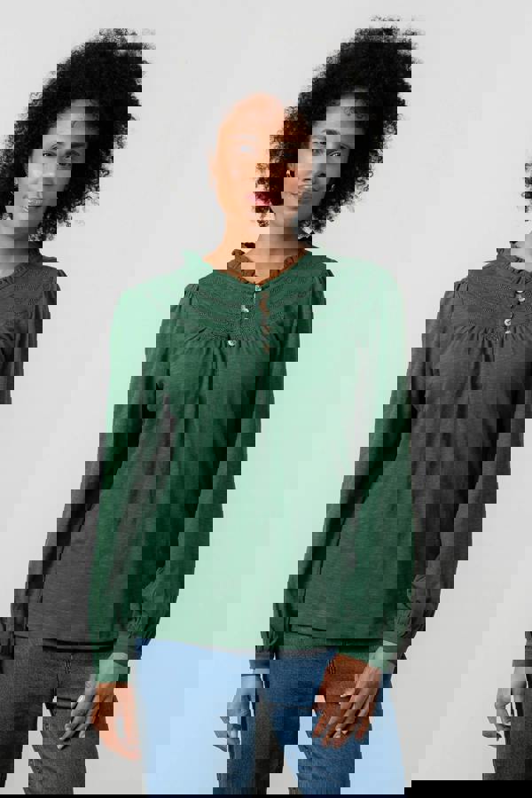 Lily & Me Luna Organic Cotton Pine Green