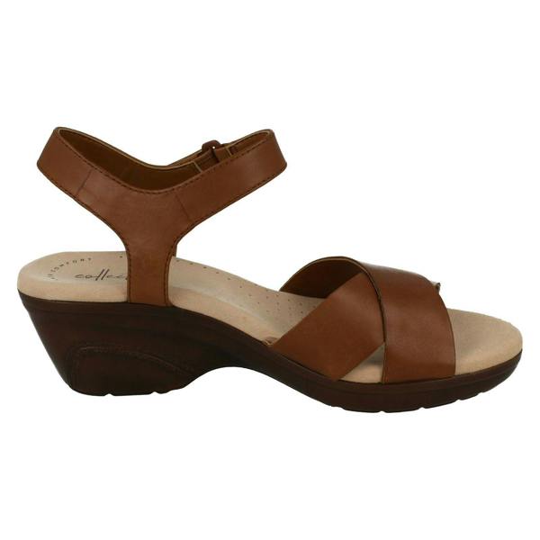 Clarks Ladies Clarks Casual Wedge Sandals Lynette Deb