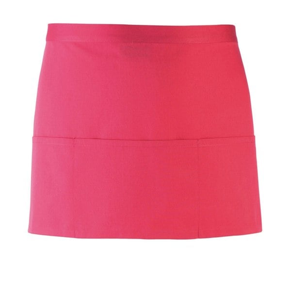 Premier Colours 3 Pocket Short Apron - Hot Pink