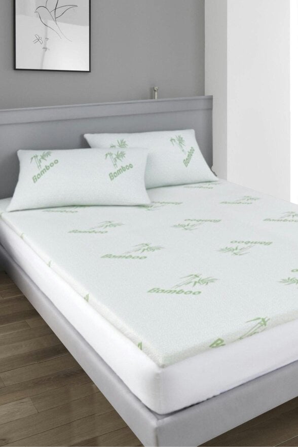 Ezysleep Super Soft Bamboo Memory Foam Mattress Topper