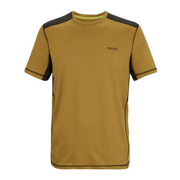 Regatta Mens Virda T-Shirt - Wood Brown/Black - 