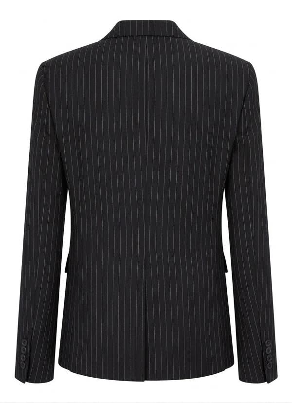 TPW-38 - Women's 3 Piece Black Pinstripe Suit - TruClothing.com - 5