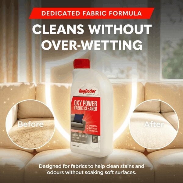 Rug Doctor Oxy Power Fabric Cleaner with Anti Foam, 1 Litre