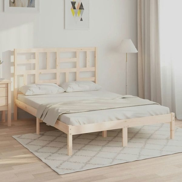 Berkfield Bed Frame Solid Wood 160x200 cm
