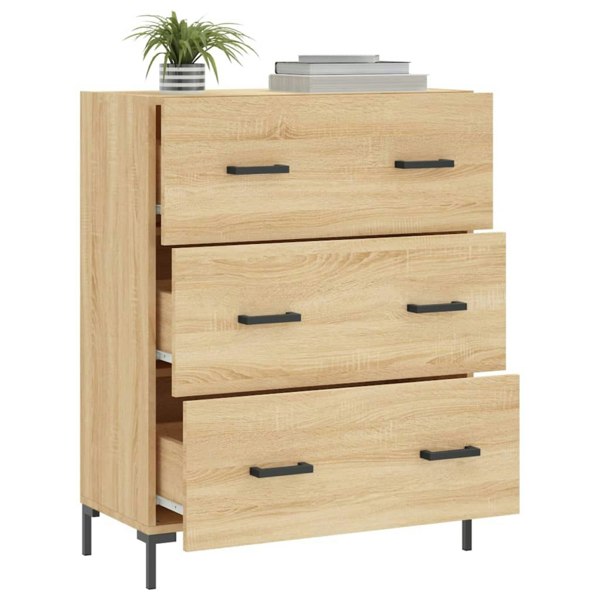 Berkfield Sideboard Sonoma Oak 69.5x34x90 cm Engineered Wood