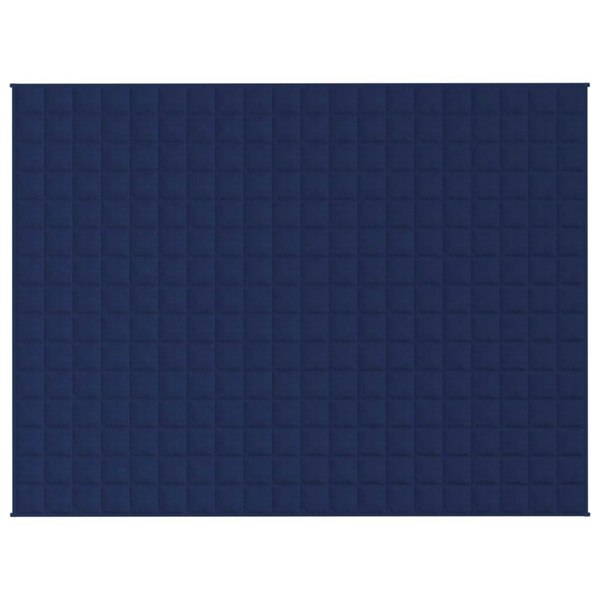 Berkfield Weighted Blanket Blue 150x200 cm 7 kg Fabric