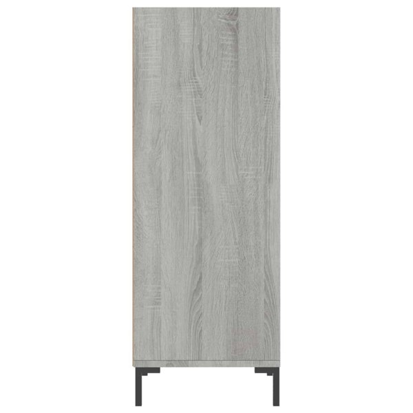 Berkfield Sideboard Grey Sonoma 34.5x32.5x90 cm Engineered Wood
