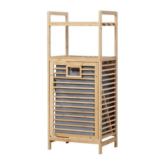 Neo Direct Neo Bamboo Tilt Out Laundry Hamper with 2 Tier Shelves