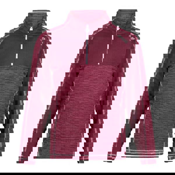 Regatta Childrens/Kids Hewley Recycled Half Zip Fleece Top - Violet/Amaranth Haze - 