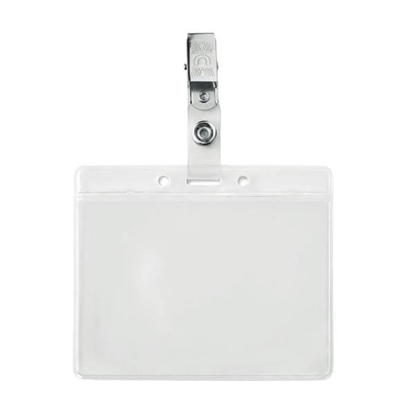 MidOcean Clipbadge PVC Badge Holder - Transparent - 