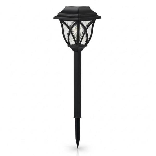 Milagro Solar Lawn Lamp 3000K Ip44 Black