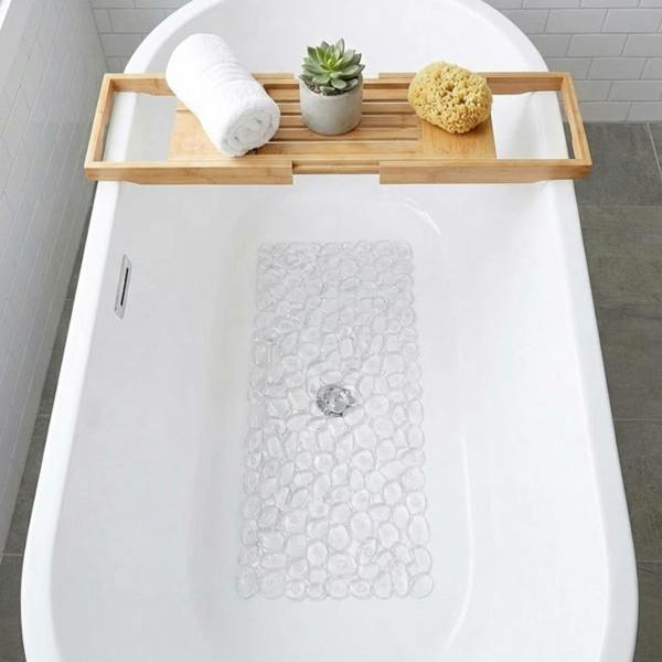 Garden Greatness Clear Pebble Effect Anti-Slip Bath Mat