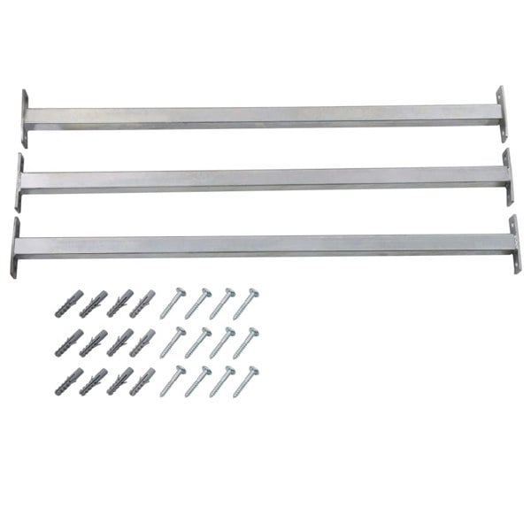Berkfield Adjustable Security Window Bars 3 pcs 710-1200 mm