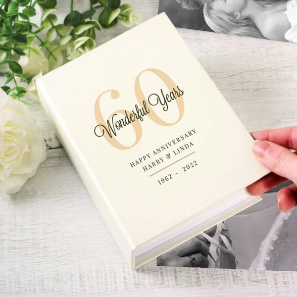 Personalised Big Birthday Photo Album - close-up detail