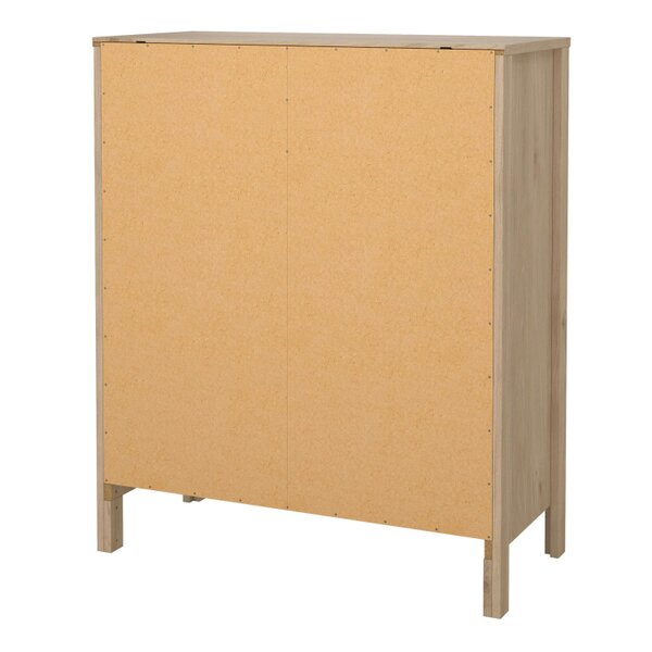 Wyld Haus Gossmere Hickory Oak Effect Chest 5 Drawers