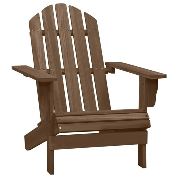 Berkfield Garden Chair Wood Brown
