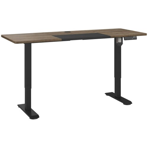 Wyld Haus Moratti 140cm Metal Black Adjustable Electric Standing Desk With LED Display