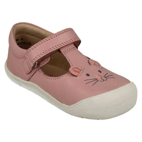 Start-rite Girls JoJo Maman BèBè By Startrite T-Bar Animal Detailed Shoes Buddy