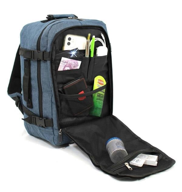 Infinity Luggage Rucksack Backpack 40x20 x25 cm Underseat Travel Cabin Bag for Easy Jet, Ryanair