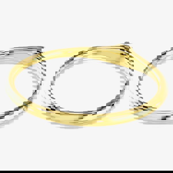 Swarovski Dextera Gold Tone Plated Round Cut Crystal Bangle 572459